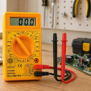 Multimetro Digital DT 830 Lcd Display Profissional Portátil com Bateria 9v Para Teste Medição E Tensão Personalized View
