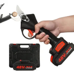 Poda Max Tesoura Poda Galho De Árvore Elétrica S/ Fio 48v 2 Baterias Cor Preto
