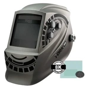 Super Tork Mascara Solda Escurecimento Automático Profissional 8k Tork Cor Cinza-escuro